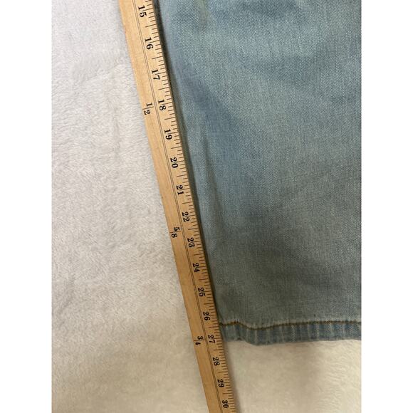 Afends Hemp Revolution Light Wash Straight Leg 90s Jeans sz 30 Organic Cotton - Picture 8 of 10